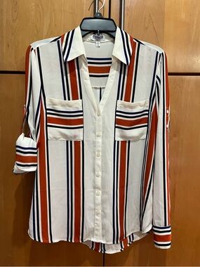 Express Portofino Button-Up Blouse M